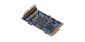 ESU 58412 - LokSound 5 DCC/MM/SX/M4 Leerdecoder, PluX22, Retail, mit Lautsprecher 11x15mm, Spurweite: 0, H0